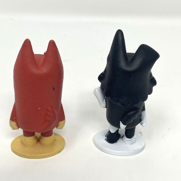 Bluey & Friends Figures Lot of 6, Bingo Mom Chilli Dad Bandit Rusty Mackenzie - Picture 9 of 11